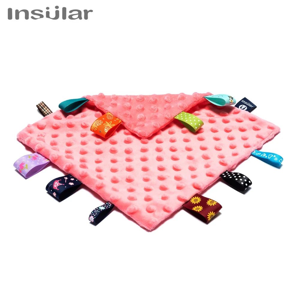 Newborn Baby Soothe Appease Towel Calm Wipes Kids Infant Towel Blanket Cute Soft Comforting Taggies Blanket - La Tienda Bella