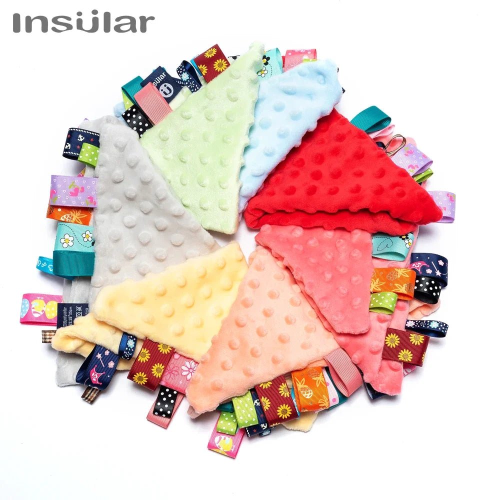 Newborn Baby Soothe Appease Towel Calm Wipes Kids Infant Towel Blanket Cute Soft Comforting Taggies Blanket - La Tienda Bella