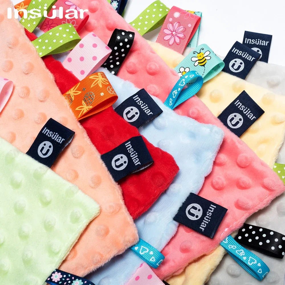 Newborn Baby Soothe Appease Towel Calm Wipes Kids Infant Towel Blanket Cute Soft Comforting Taggies Blanket - La Tienda Bella