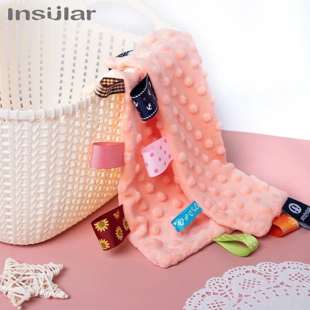Newborn Baby Soothe Appease Towel Calm Wipes Kids Infant Towel Blanket Cute Soft Comforting Taggies Blanket - La Tienda Bella