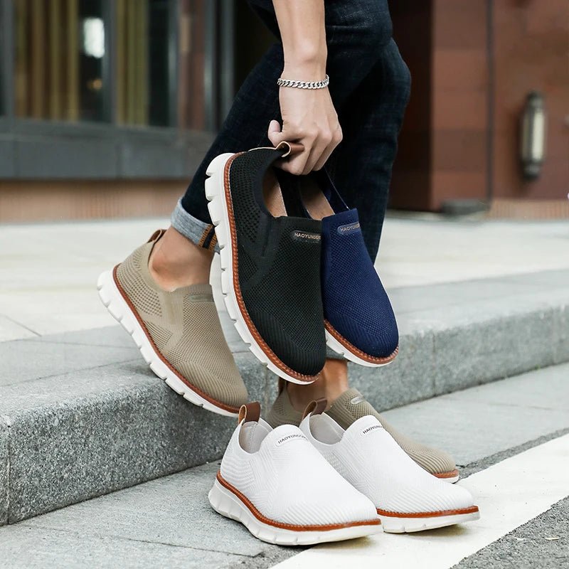 Outdoor Men Sneakers Shoes Men Loafers Lightweight Summer Fashion Breathable Mesh Men Casual Shoes Men Trainer Zapatillas Hombre - La Tienda Bella