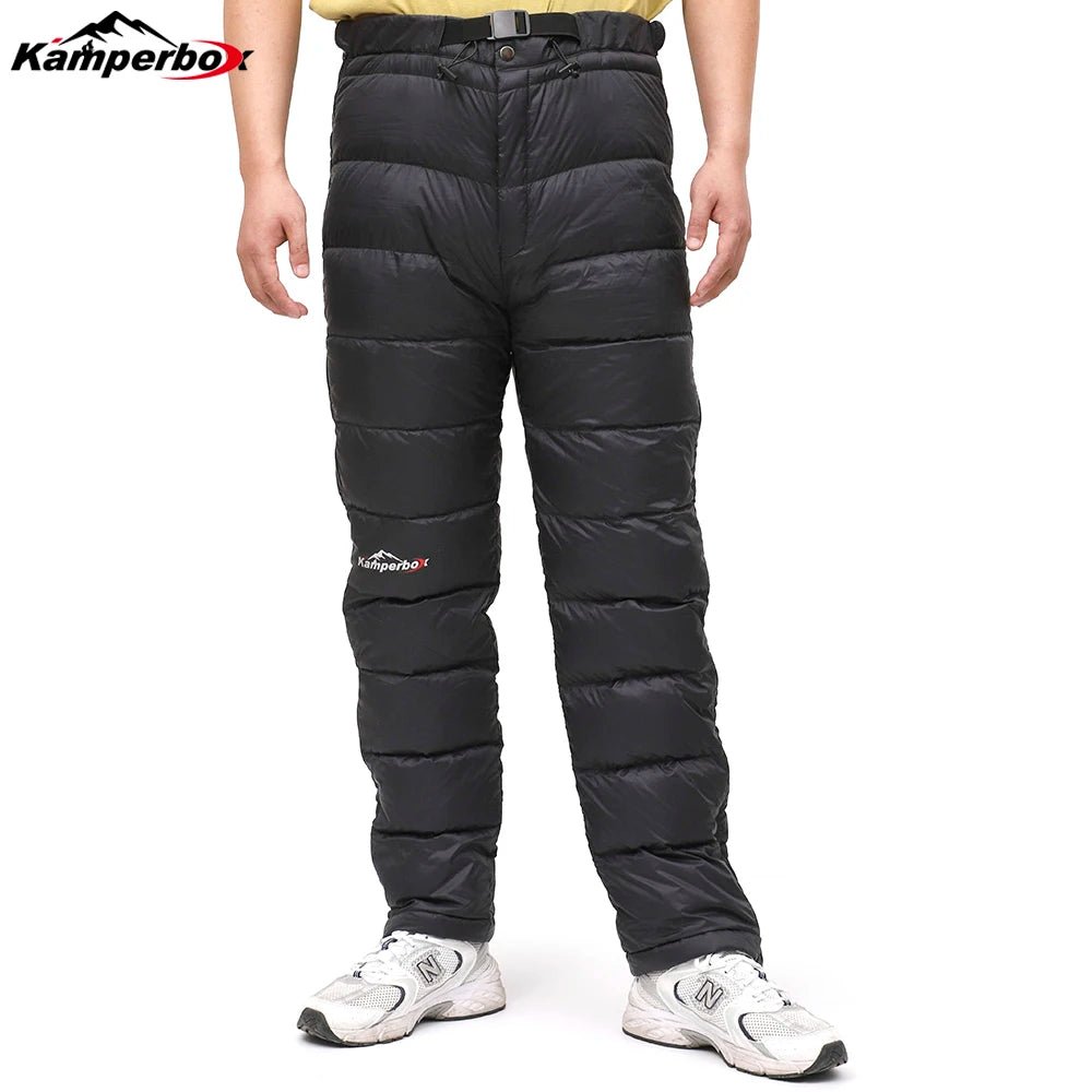 Outdoors Down Pants Men,Winter Hiking Pants Men Trekking Pants Men Winter Trousers Down Pants Winter Pants Men - La Tienda Bella