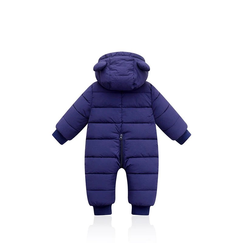 Baby Winter Overalls Snowsuit Hooded Jumpsuit, Cotton/Polyester, Unisex 1-3Y Size - La Tienda Bella