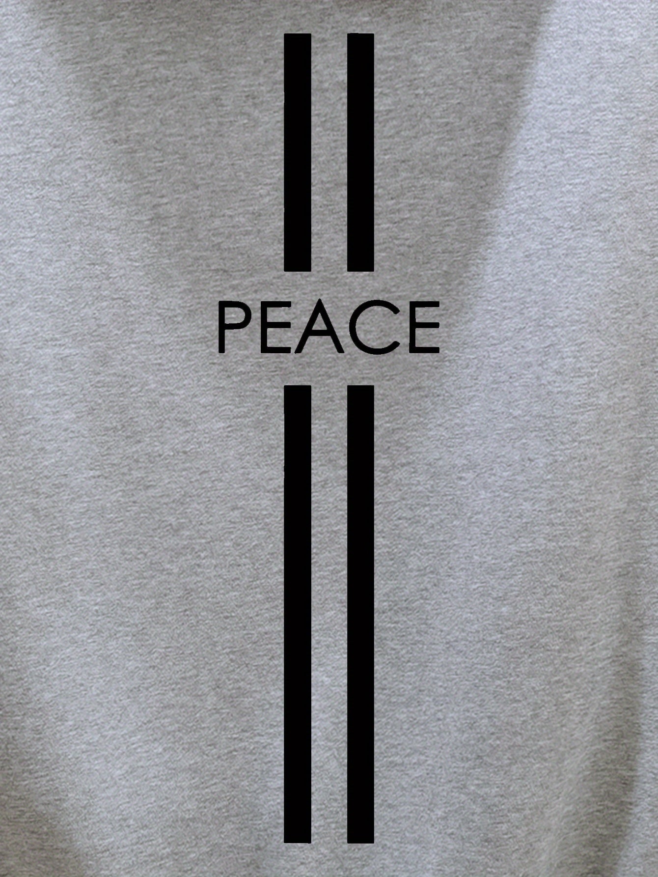 PEACE Print Hoodie - Unique Streetwear Design, Ultra - Comfortable Casual Pullover with Kangaroo Pocket, Perfect for Winter and Fall, Great Gift for Men - La Tienda Bella