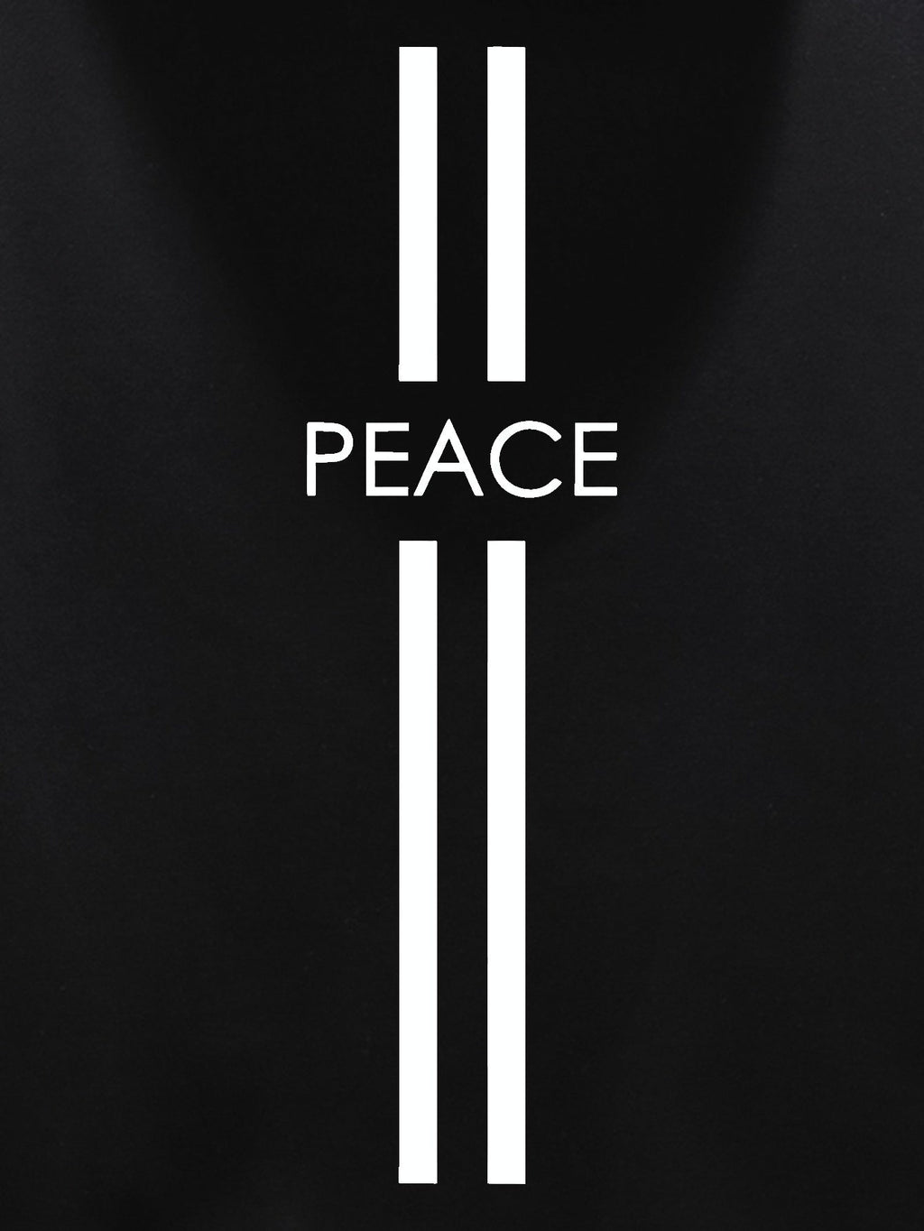 PEACE Print Hoodie - Unique Streetwear Design, Ultra - Comfortable Casual Pullover with Kangaroo Pocket, Perfect for Winter and Fall, Great Gift for Men - La Tienda Bella