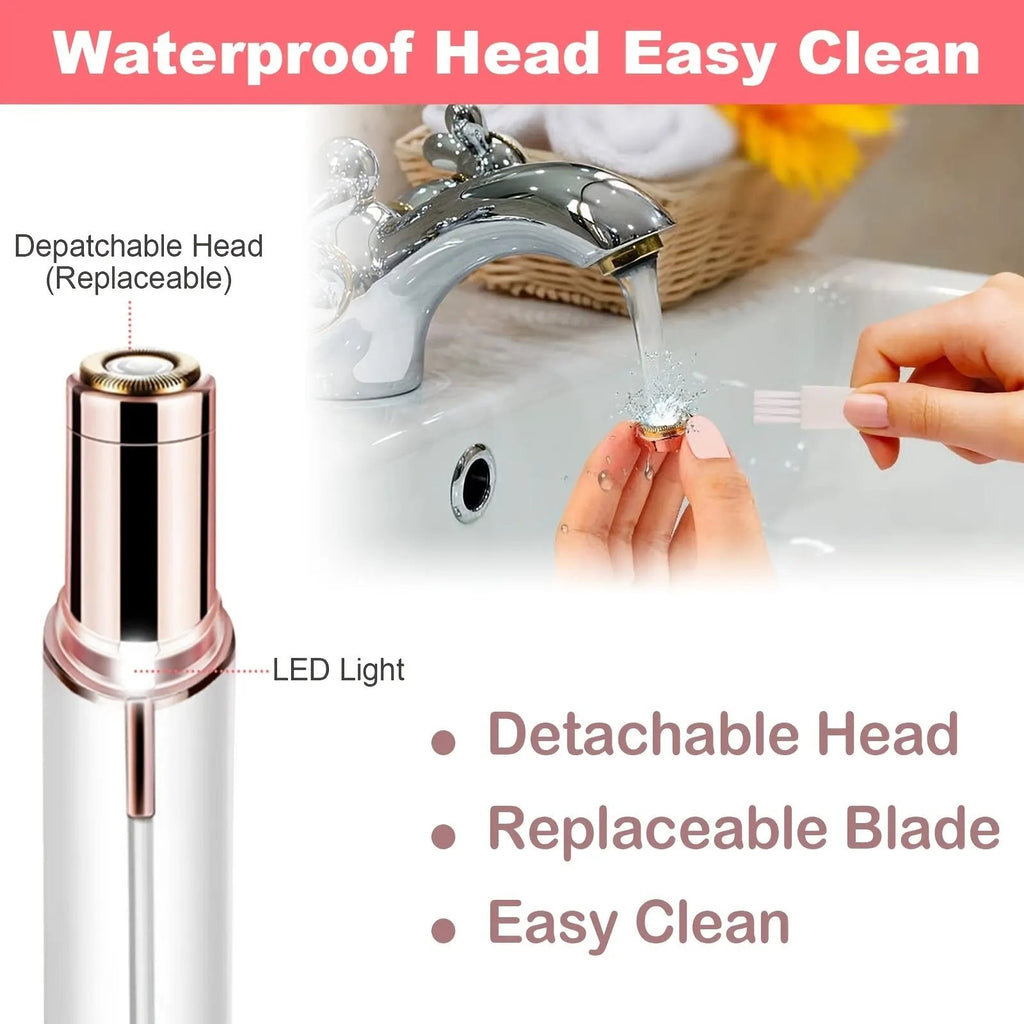 Portable Lipstick Shaped Electric Hair Remover For Women Painless And Effective Facial Hair Removal Home Razor Shaver Tool - La Tienda Bella