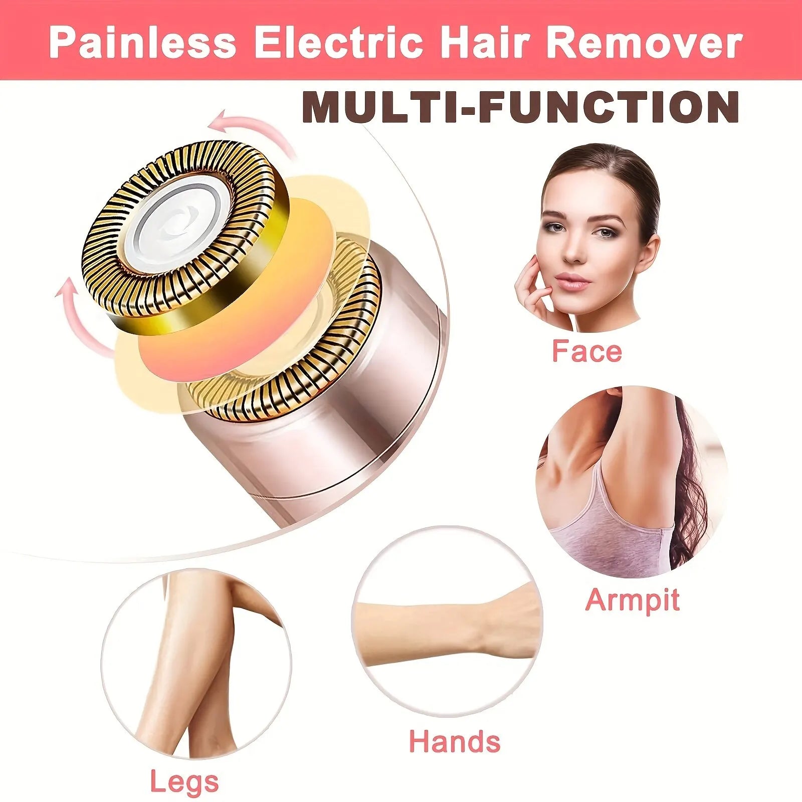 Portable Lipstick Shaped Electric Hair Remover For Women Painless And Effective Facial Hair Removal Home Razor Shaver Tool - La Tienda Bella