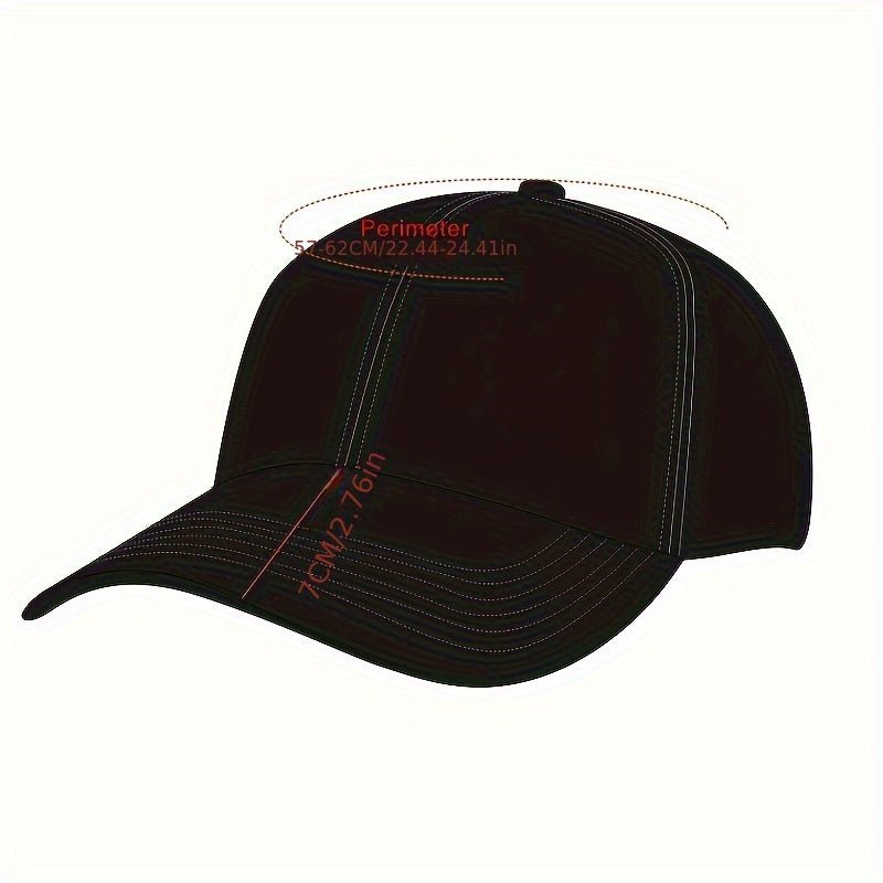 Premium 3D Embroidered Baseball Cap - Cotton Blend, Lightweight & Adjustable for Men - La Tienda Bella