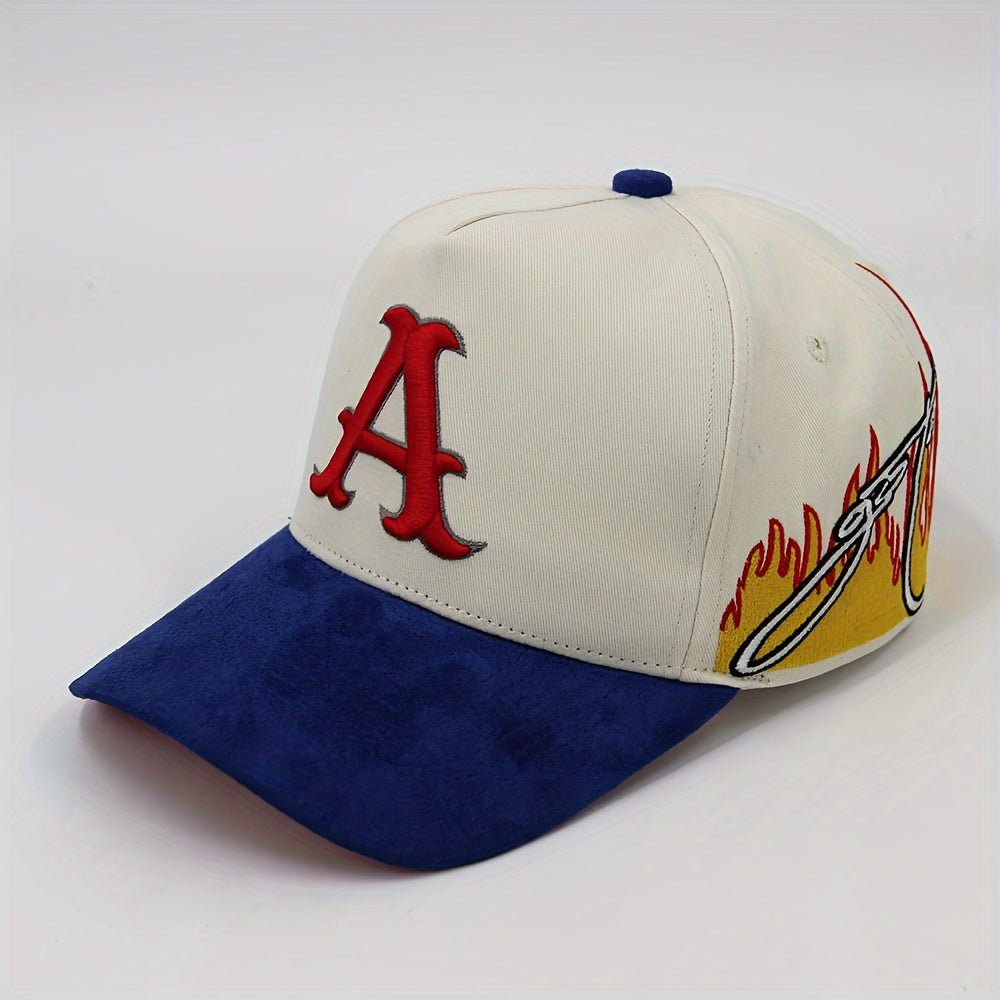Premium Cotton Embroidered Baseball Cap - Soft, Breathable & Washable, Casual Style for Men | Adjustable Strapback Dad Hat with Trendy Logo Design - La Tienda Bella