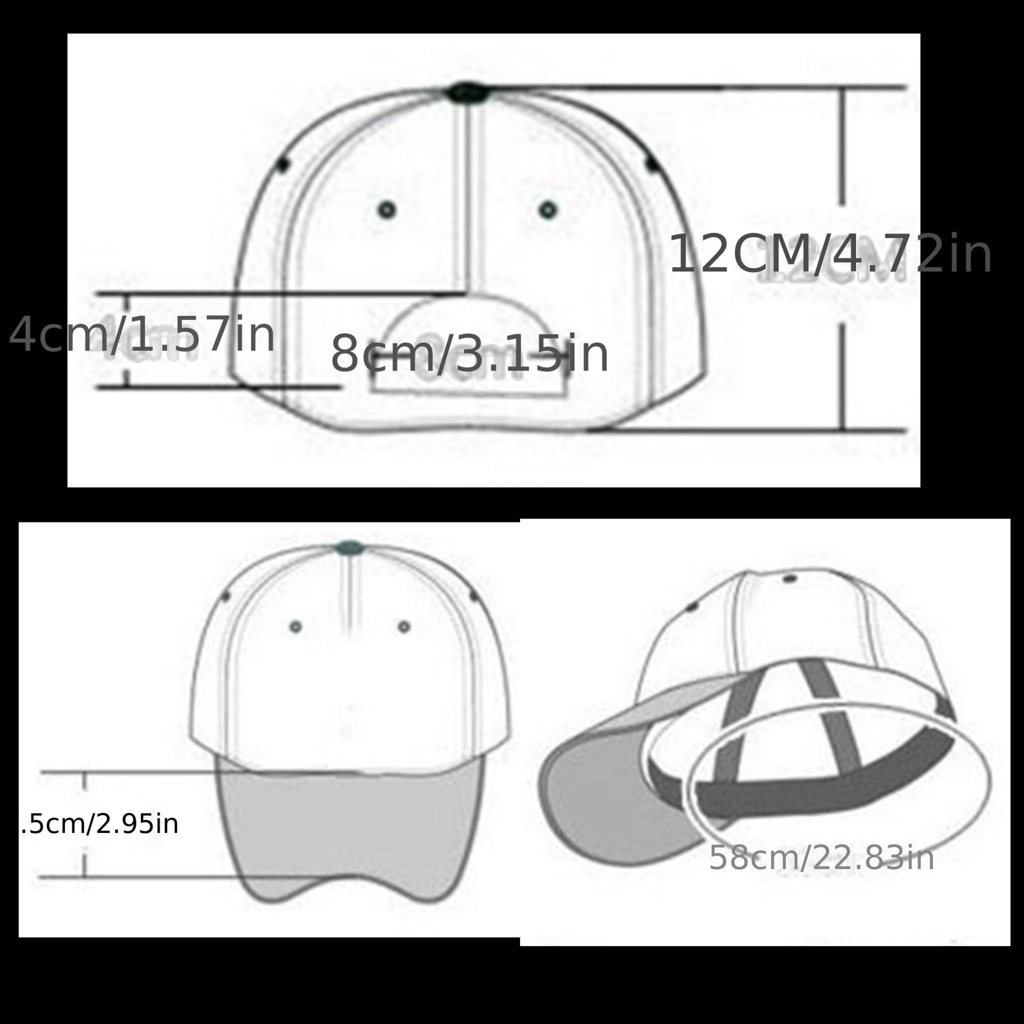 Premium Cotton Embroidered Baseball Cap - Soft, Breathable & Washable, Casual Style for Men | Adjustable Strapback Dad Hat with Trendy Logo Design - La Tienda Bella