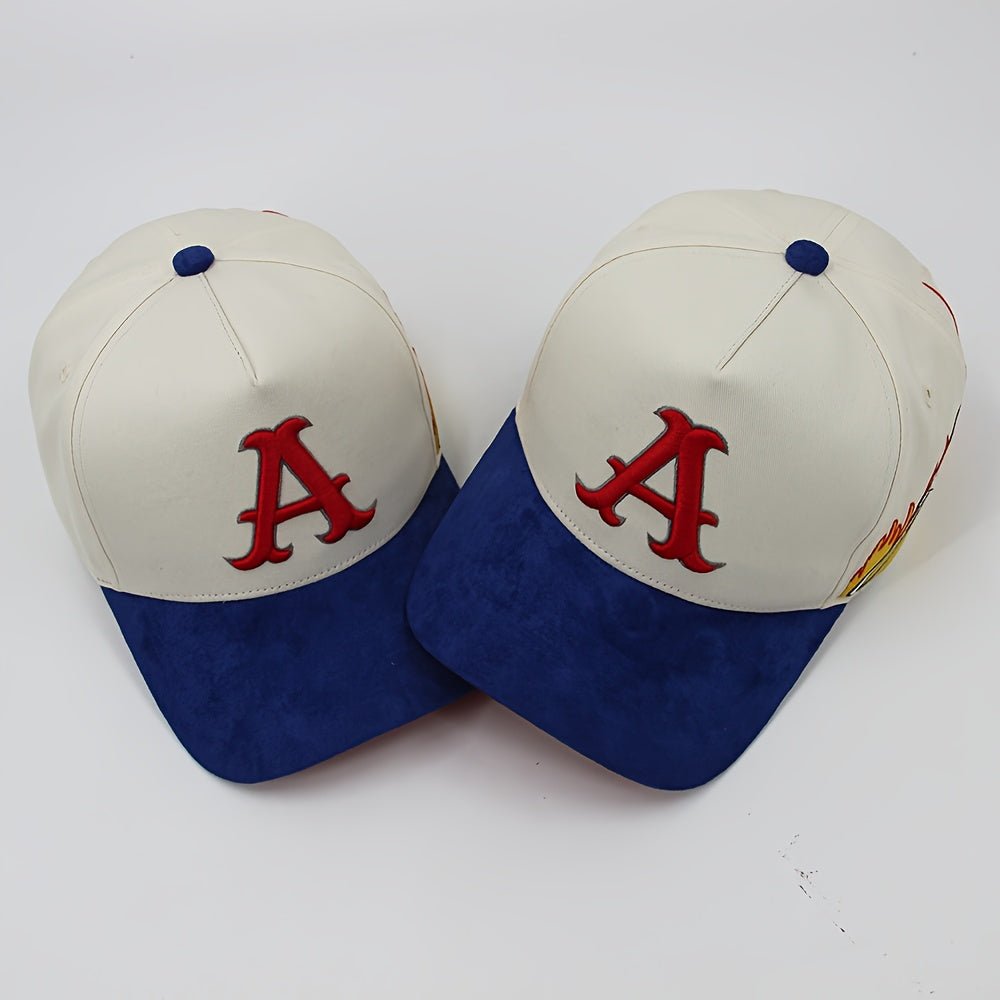 Premium Cotton Embroidered Baseball Cap - Soft, Breathable & Washable, Casual Style for Men | Adjustable Strapback Dad Hat with Trendy Logo Design - La Tienda Bella