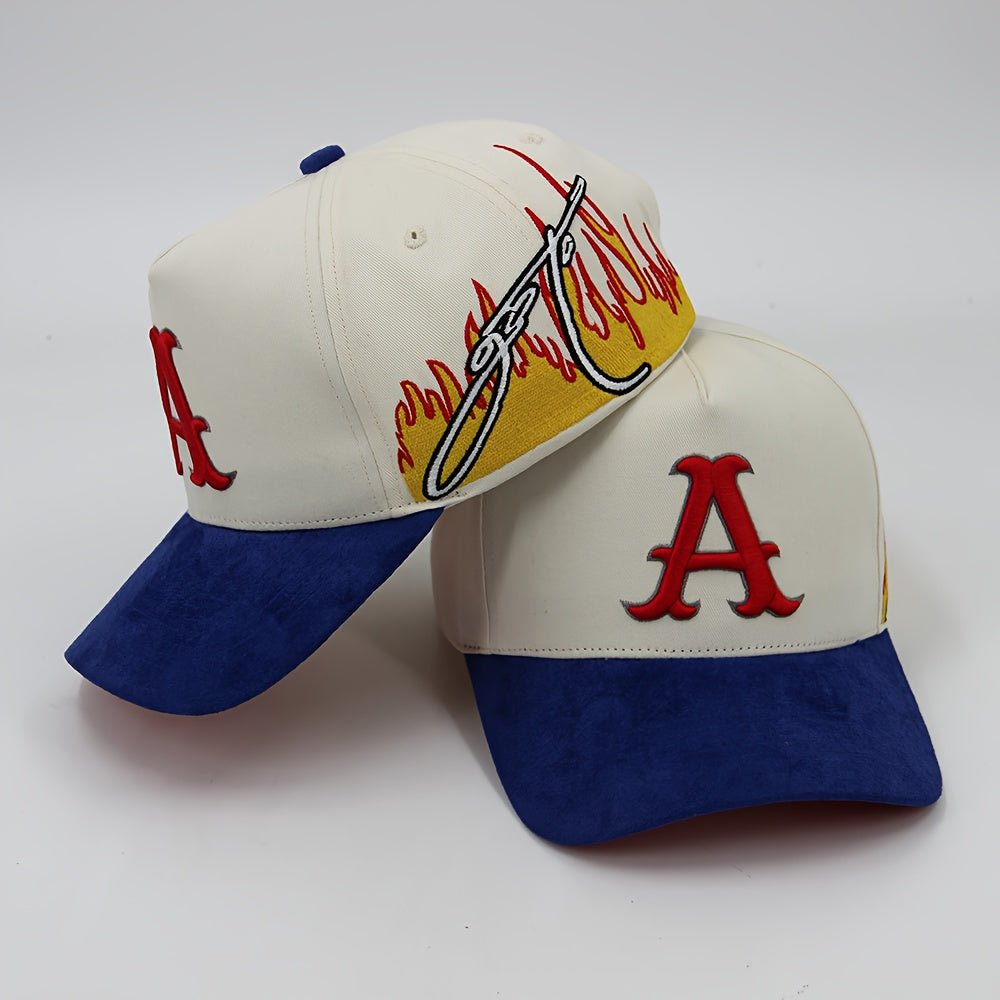 Premium Cotton Embroidered Baseball Cap - Soft, Breathable & Washable, Casual Style for Men | Adjustable Strapback Dad Hat with Trendy Logo Design - La Tienda Bella