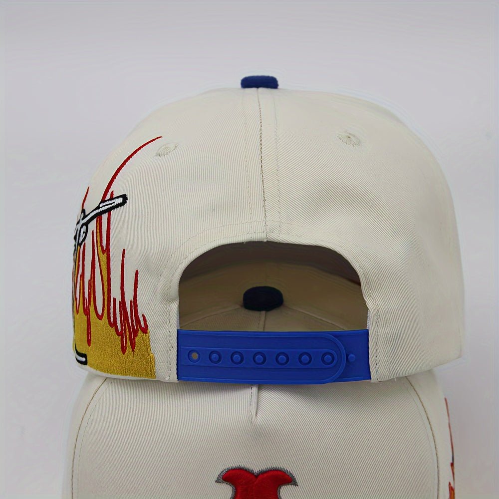 Premium Cotton Embroidered Baseball Cap - Soft, Breathable & Washable, Casual Style for Men | Adjustable Strapback Dad Hat with Trendy Logo Design - La Tienda Bella