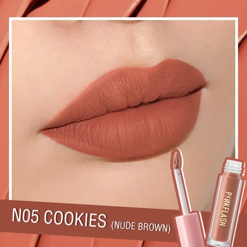 Rouge à Lèvres Mat – Longue Tenue & Waterproof – Texture Velours - La Tienda Bella