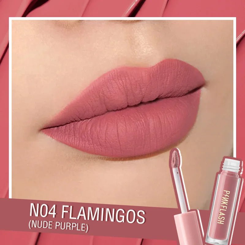 Rouge à Lèvres Mat – Longue Tenue & Waterproof – Texture Velours - La Tienda Bella