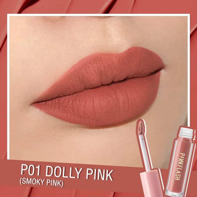 Rouge à Lèvres Mat – Longue Tenue & Waterproof – Texture Velours - La Tienda Bella