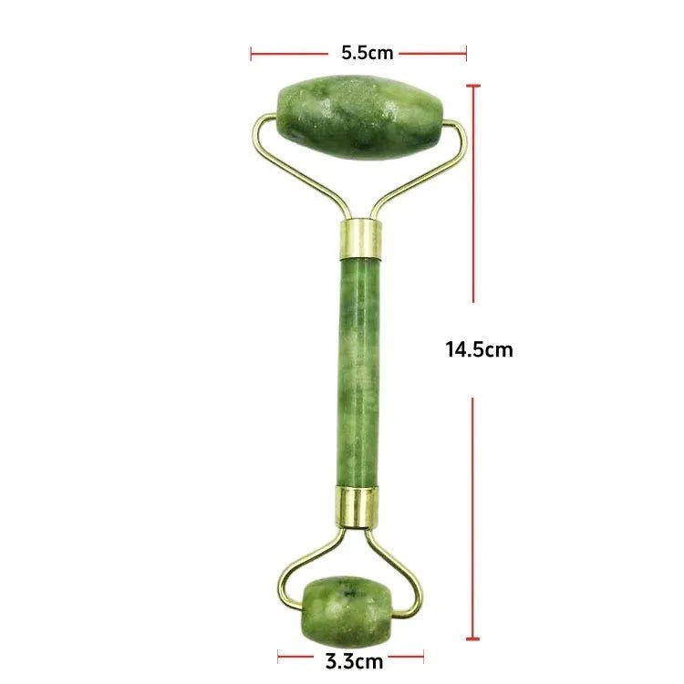 Rouleau de Jade Naturel - Massage Facial Anti - Rides et Lifting - La Tienda Bella