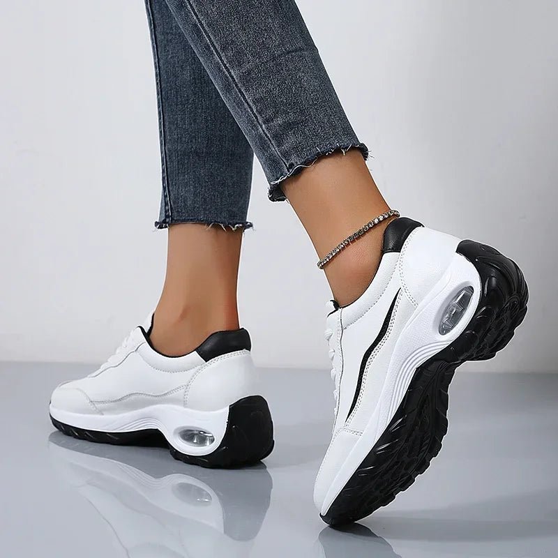 Shoes for Women 2025 Platform Casual Sneakers Designer Brand Luxury Women Walking Shoes Wedges Chunky Hiking Woman Sports Shoes - La Tienda Bella