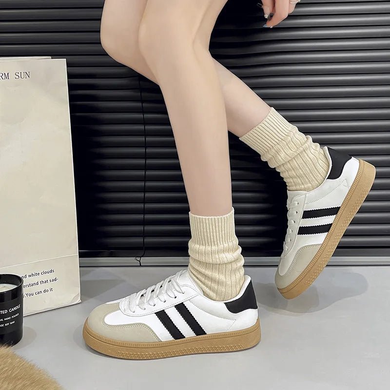 Shoes Woman Trend Casual Sneakers Comfortable Lace Up Flats Tennis Breathable Walking Jogging Zapatillas De Mujer designer shoes - La Tienda Bella