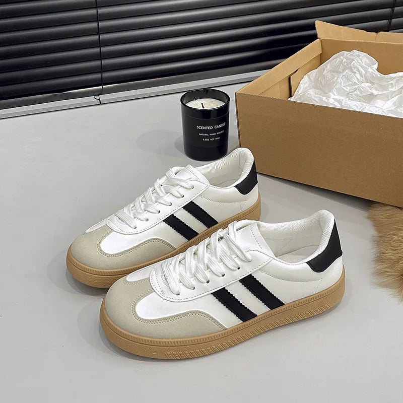 Shoes Woman Trend Casual Sneakers Comfortable Lace Up Flats Tennis Breathable Walking Jogging Zapatillas De Mujer designer shoes - La Tienda Bella