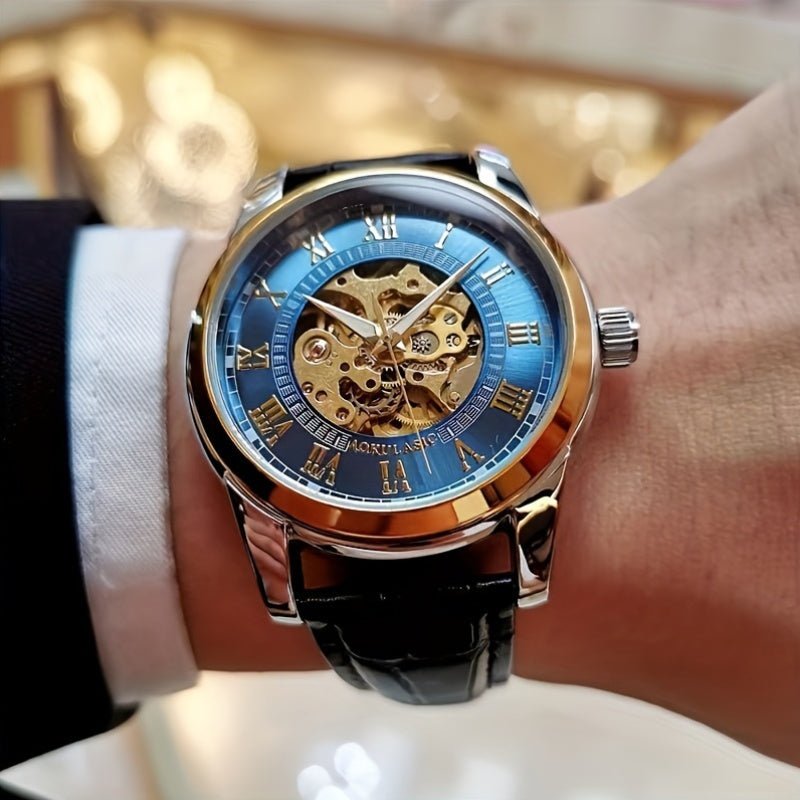Stylish And Versatile Men's Automatic Mechanical Watch With A Tourbillon, Suitable For Business And Casual Wear, A Trendy And Handsome Men's Watch. The Hot - selling Watch Is The First Choice Gift For Young Men To Give To Boyfr - La Tienda Bella