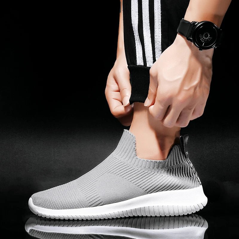 Summer Fashion Men Sneakers Breathable Men Fashion Shoes Slip On Sneakers For Men Cheap Men Loafers Shoes Without Laces - La Tienda Bella