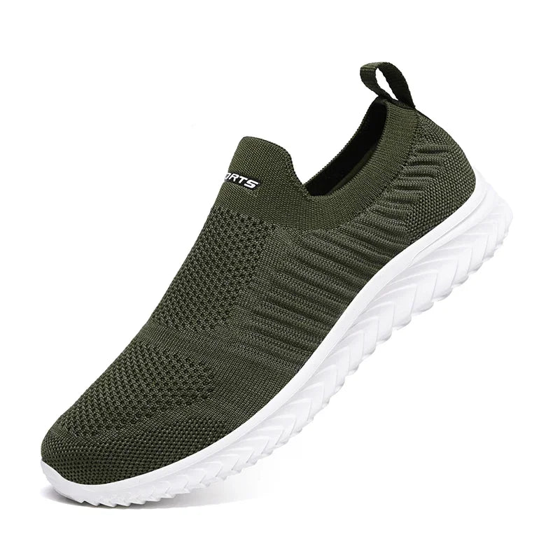 Summer Fashion Men Sneakers Breathable Men Shoes Fashion Slip On Sneakers For Men Cheap Men Loafers Shoes Without Laces - La Tienda Bella