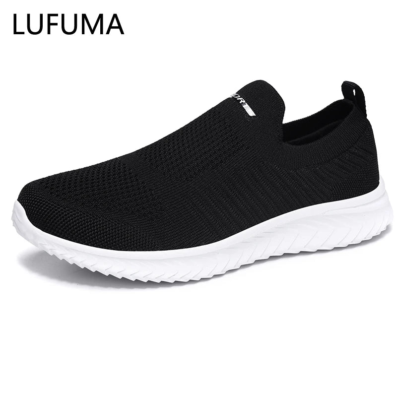 Summer Fashion Men Sneakers Breathable Men Shoes Fashion Slip On Sneakers For Men Cheap Men Loafers Shoes Without Laces - La Tienda Bella