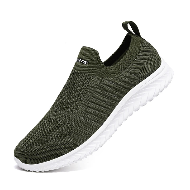Summer Fashion Men Sneakers Breathable Men Shoes Fashion Slip On Sneakers For Men Cheap Men Loafers Shoes Without Laces - La Tienda Bella