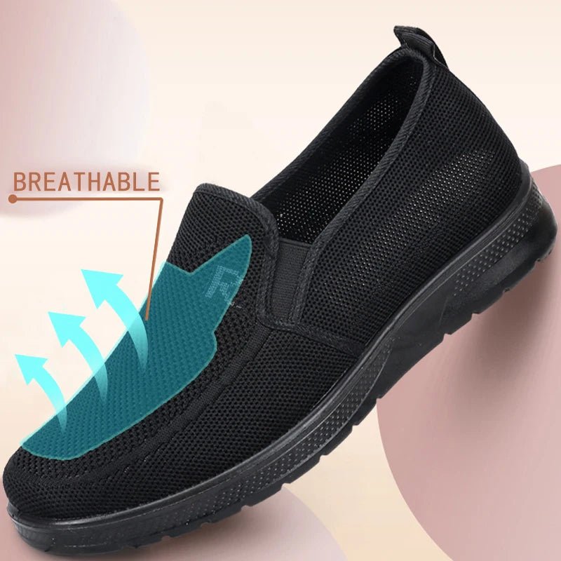 Summer Men Shoes Mesh Breathable Men Flats Shoes Slip On Men Loafers Casual Business Shoes Non - Slip Men Sneakers - La Tienda Bella