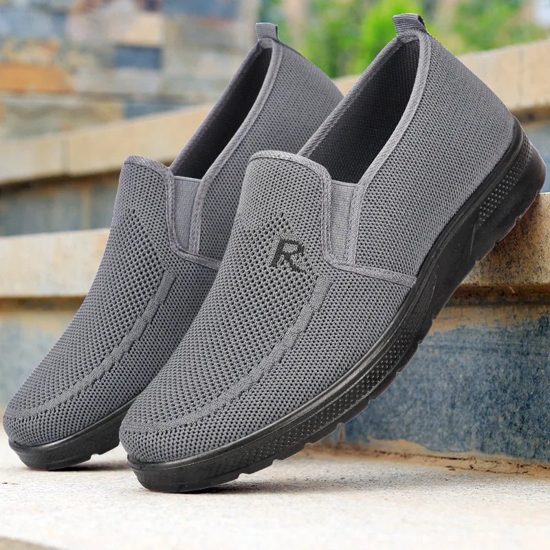 Summer Men Shoes Mesh Breathable Men Flats Shoes Slip On Men Loafers Casual Business Shoes Non - Slip Men Sneakers - La Tienda Bella