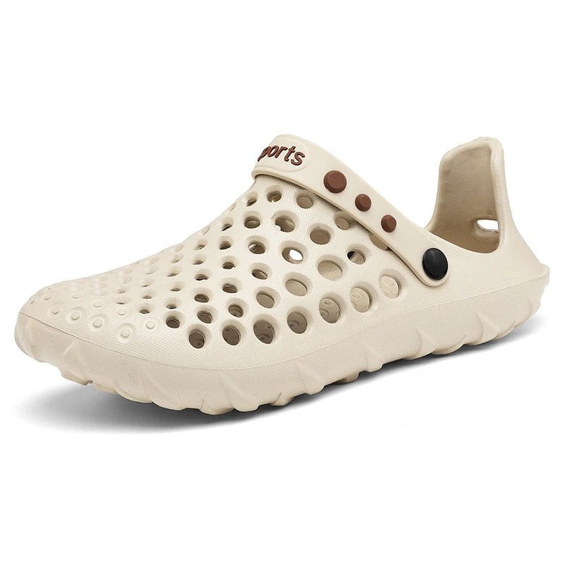 Summer Shoes Men Clogs Eva Slippers Men Flat Sandals Breathable Hole Shoes Men Beach Home Leisure Slides Men Summer Shoes - La Tienda Bella