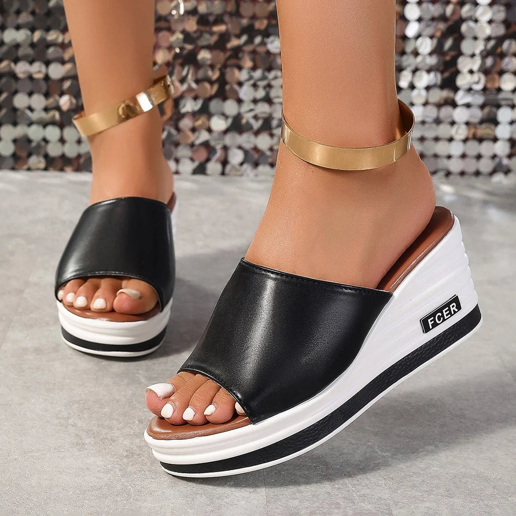 Summer Women Comfortable Trend Sandals Plus Size Anti - slip Casual Women Sandals Platform Open Toe Shoes Women Zapatos De Mujer - La Tienda Bella
