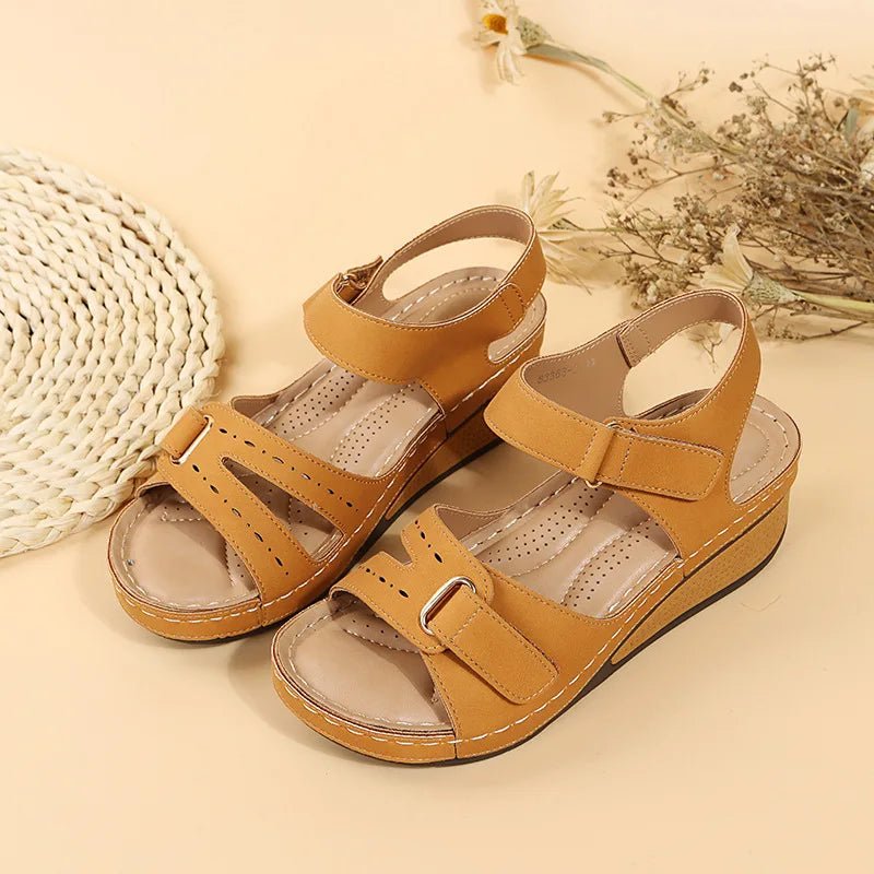 Summer Women Sandals Vintage Roman Sandals Female Fashion Non Slip Beach Shoes Open Toe Walking Women Shoes zapatos para mujeres - La Tienda Bella