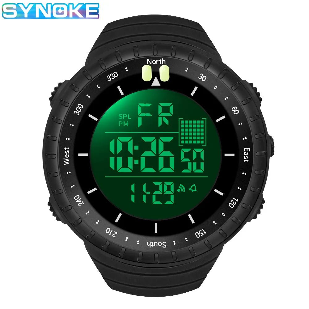 SYNOKE Outdoor Military Digital Watch For Men Fashion Retro Men Watch Sports Waterproof Men Watch Multifunctional Handsome Men - La Tienda Bella