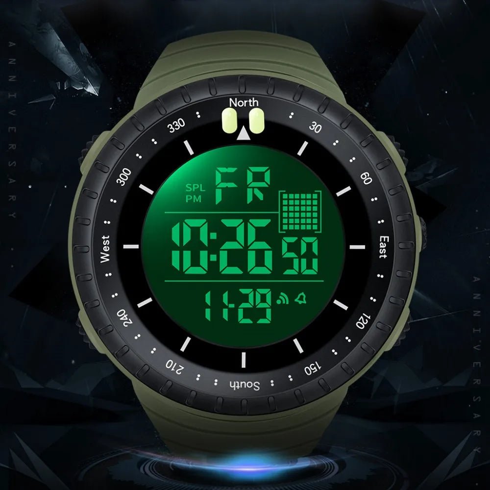 SYNOKE Outdoor Military Digital Watch For Men Fashion Retro Men Watch Sports Waterproof Men Watch Multifunctional Handsome Men - La Tienda Bella