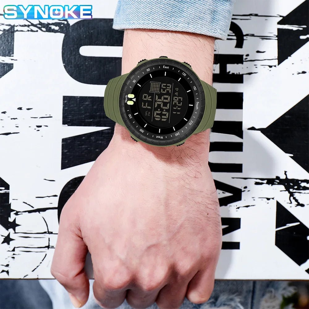 SYNOKE Outdoor Military Digital Watch For Men Fashion Retro Men Watch Sports Waterproof Men Watch Multifunctional Handsome Men - La Tienda Bella