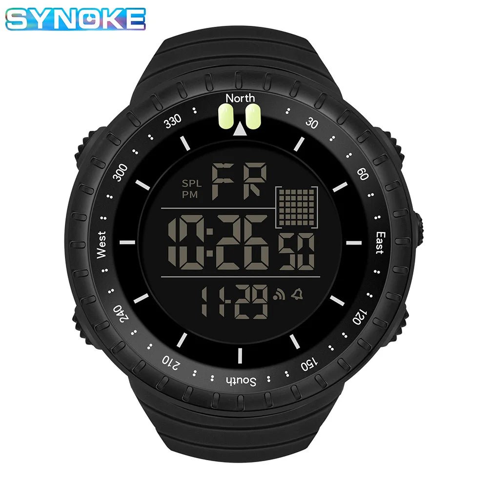 SYNOKE Outdoor Military Digital Watch For Men Fashion Retro Men Watch Sports Waterproof Men Watch Multifunctional Handsome Men - La Tienda Bella