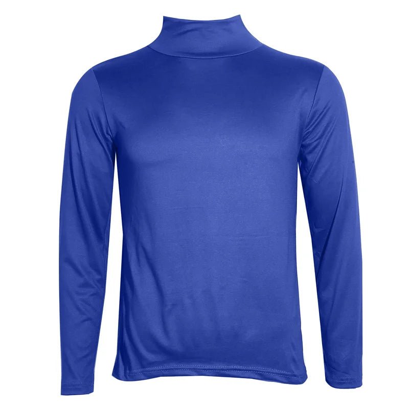 Men's Thermal Underwear Tops - Winter Clothes for Slim Fit - High Neck Long Sleeve T-Shirt - La Tienda Bella