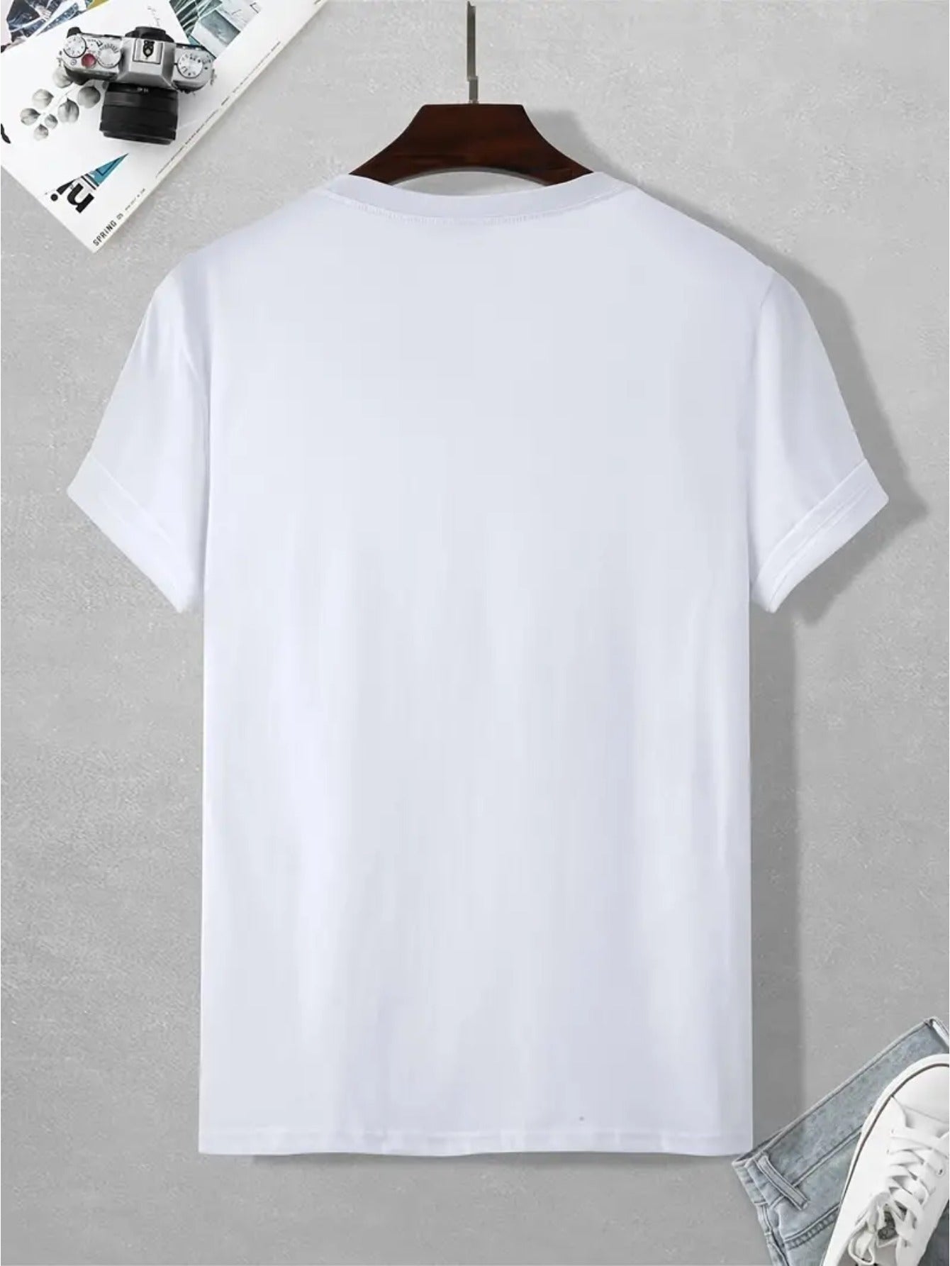 TRUMP 2024 Graphic Print Crew Neck Short Sleeve T-Shirt - Soft Slight Stretch Polyester Fabric, Patterned Alphabet Design, Regular Fit, Casual Style for Teen Men - Perfect for All - Season Outdoor Activities - La Tienda Bella