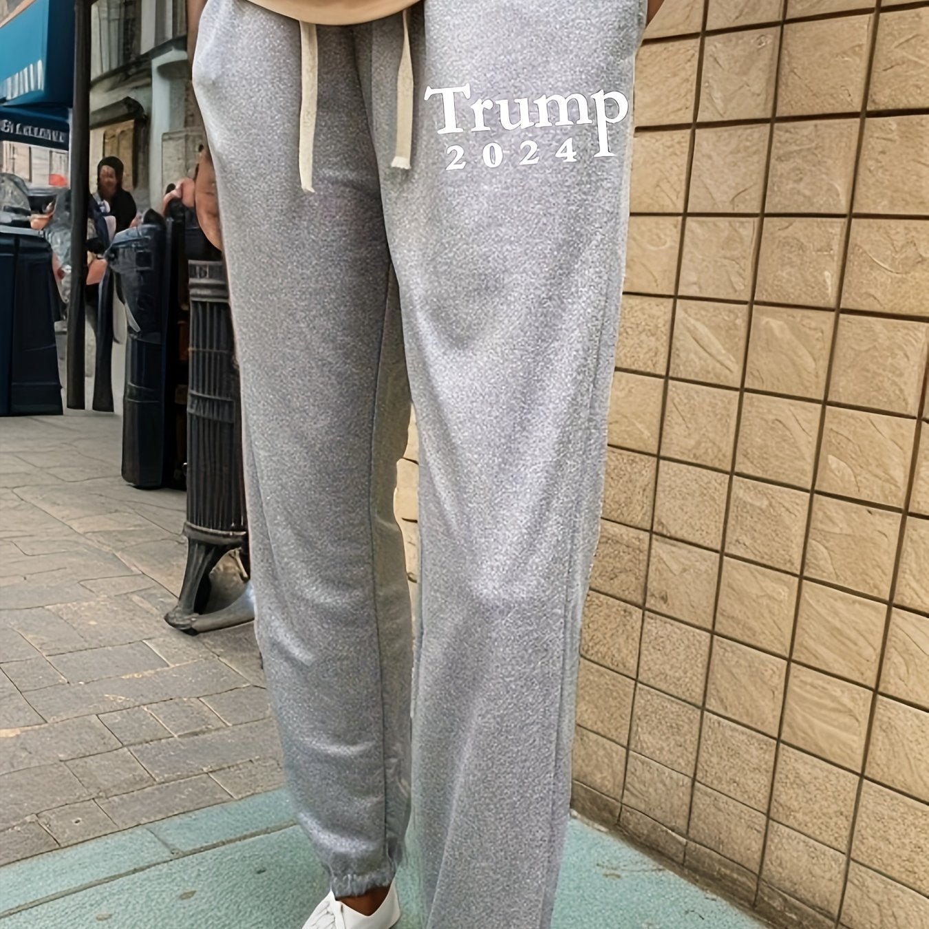 Trump 2024 Print Joggers - Stylish Fashion Sweatpants with Unique Design, Soft and Comfortable Material, Perfect for Casual Occasions - Designed for Men, Ideal for Spring and Autumn Seasonal Wear - La Tienda Bella