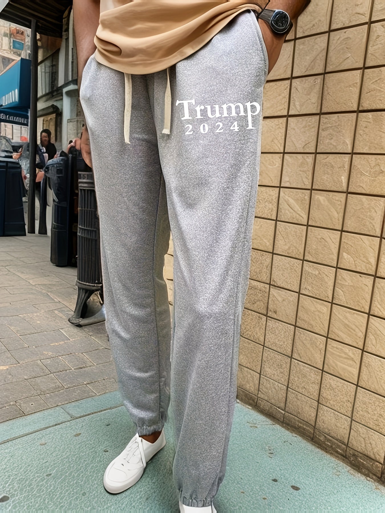 Trump 2024 Print Joggers - Stylish Fashion Sweatpants with Unique Design, Soft and Comfortable Material, Perfect for Casual Occasions - Designed for Men, Ideal for Spring and Autumn Seasonal Wear - La Tienda Bella
