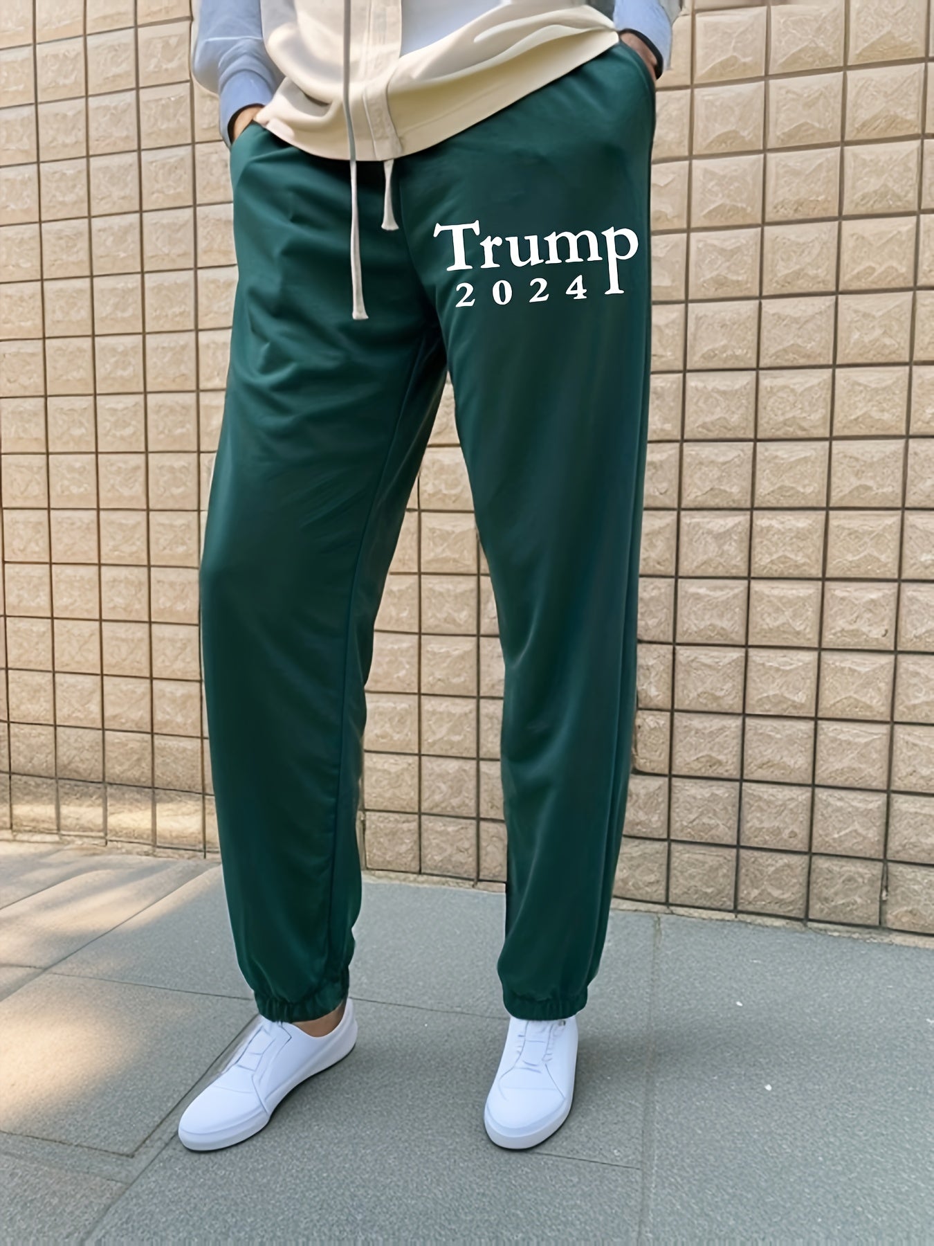 Trump 2024 Print Joggers - Stylish Fashion Sweatpants with Unique Design, Soft and Comfortable Material, Perfect for Casual Occasions - Designed for Men, Ideal for Spring and Autumn Seasonal Wear - La Tienda Bella