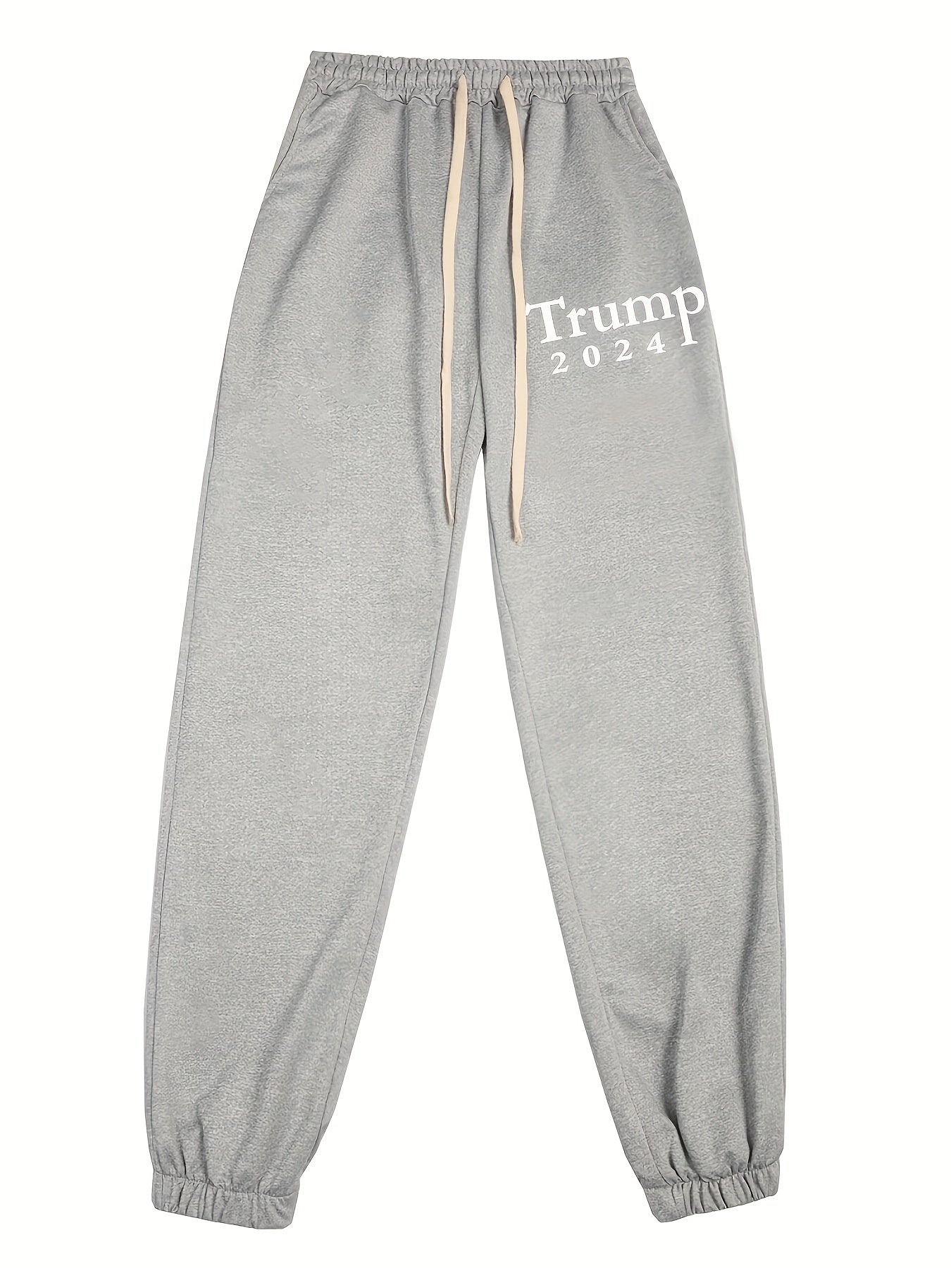 Trump 2024 Print Joggers - Stylish Fashion Sweatpants with Unique Design, Soft and Comfortable Material, Perfect for Casual Occasions - Designed for Men, Ideal for Spring and Autumn Seasonal Wear - La Tienda Bella