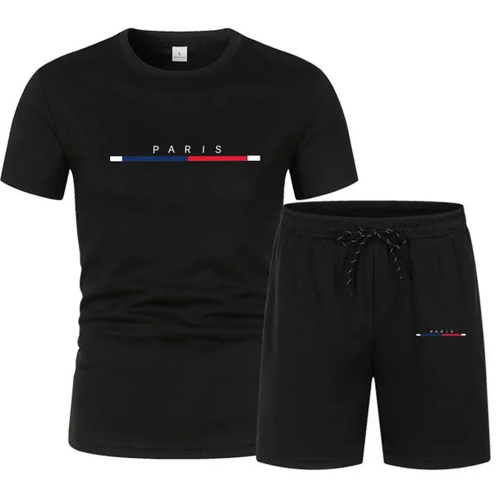 Two Piece Suits Men Designer Clothing Men Short Suits Summer Men Suits Men Sportswear Clothing Sportswear Fitness Sportswear - La Tienda Bella