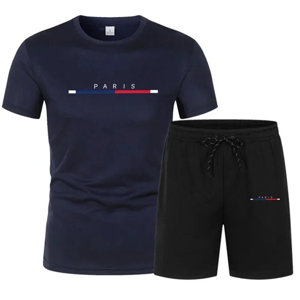 Two Piece Suits Men Designer Clothing Men Short Suits Summer Men Suits Men Sportswear Clothing Sportswear Fitness Sportswear - La Tienda Bella
