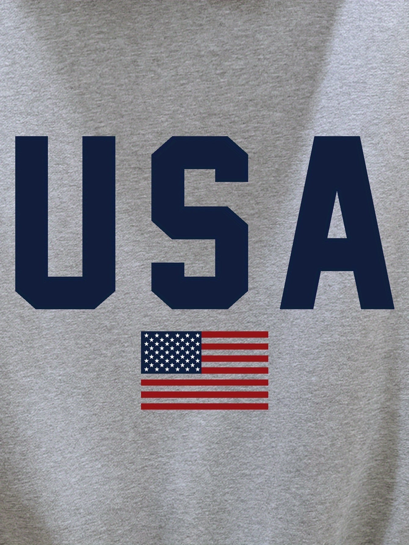 USA Print Hoodie, Cool Hoodies For Men, Men's Casual Pullover Hooded Sweatshirt With Kangaroo Pocket Streetwear For Winter Fall, As Gifts - La Tienda Bella