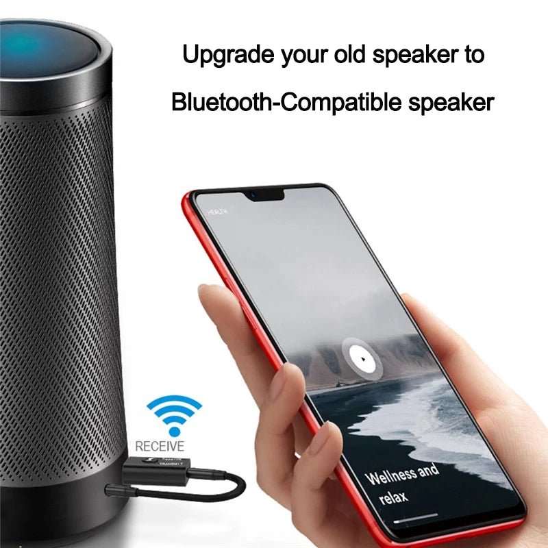 USB 5.0 Bluetooth - compatible Audio Receiver Transmitter for Car Computer TV Laptop Speaker Headset Music Audio Wireless Adapter - La Tienda Bella