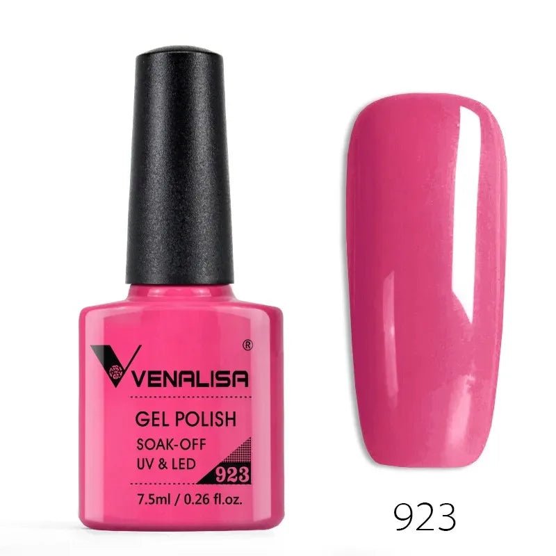 Venalisa Fashion Shiny 7.5ml Soak off UV Gel Nail Polish Nail Art Manicure Cosmetics Nail Gel Tips Varnish L1 - La Tienda Bella