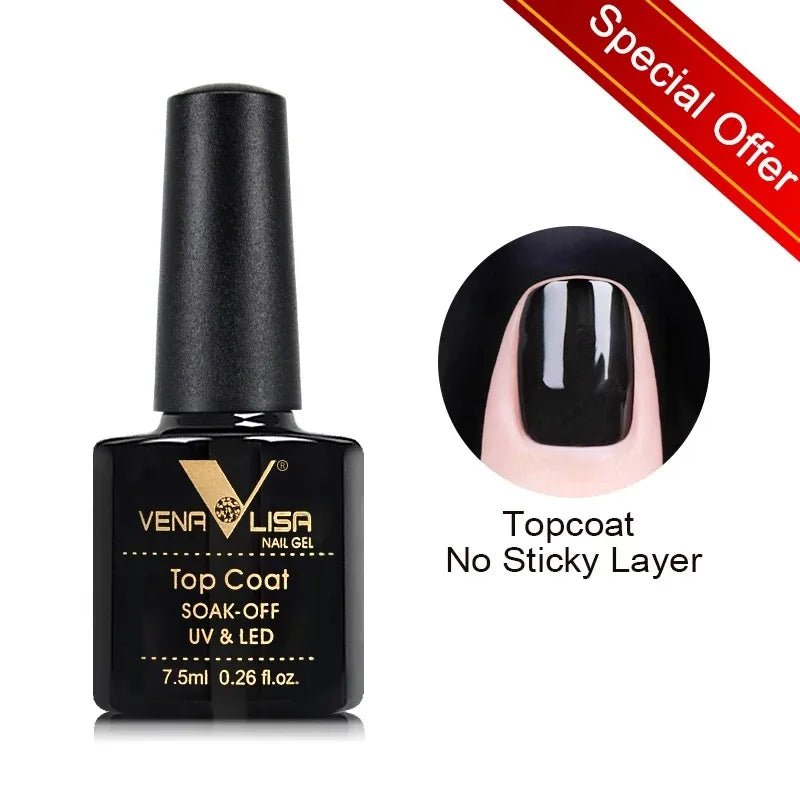 Venalisa Fashion Shiny 7.5ml Soak off UV Gel Nail Polish Nail Art Manicure Cosmetics Nail Gel Tips Varnish L1 - La Tienda Bella